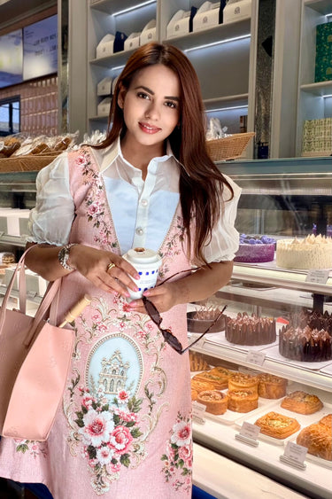Leeza in Victoria Pink Dress