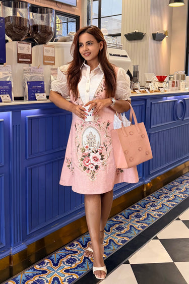 Leeza in Victoria Pink Dress