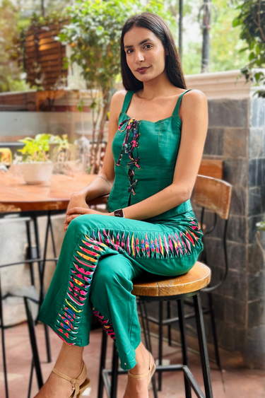 Green Graffiti Coord Set