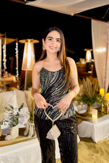 Anushka Mendiratta in Evening Aura Corset Top