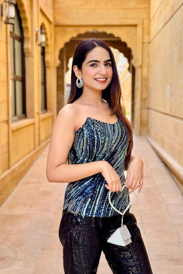 Anushka Mendiratta in Evening Aura Corset Top