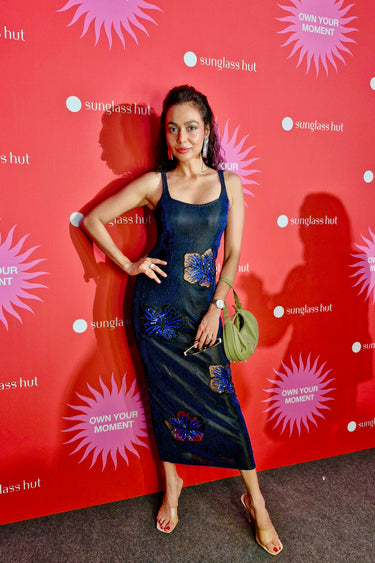 Meghana Kaushik in Cosmic Cocktail Dress
