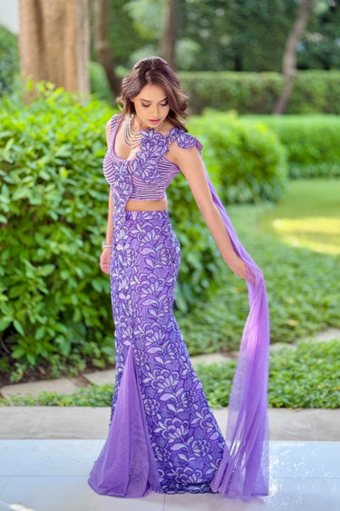 Noor Pearl Draped Saree