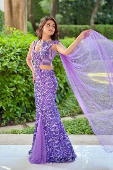 Noor Pearl Draped Saree