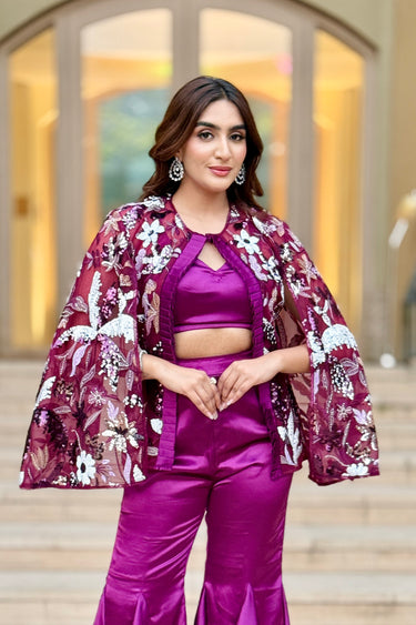 Marissa Embroidered Cape