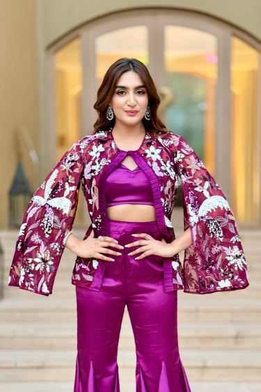Marissa Embroidered Cape