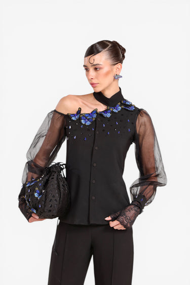 Brigitte Black Coord Set