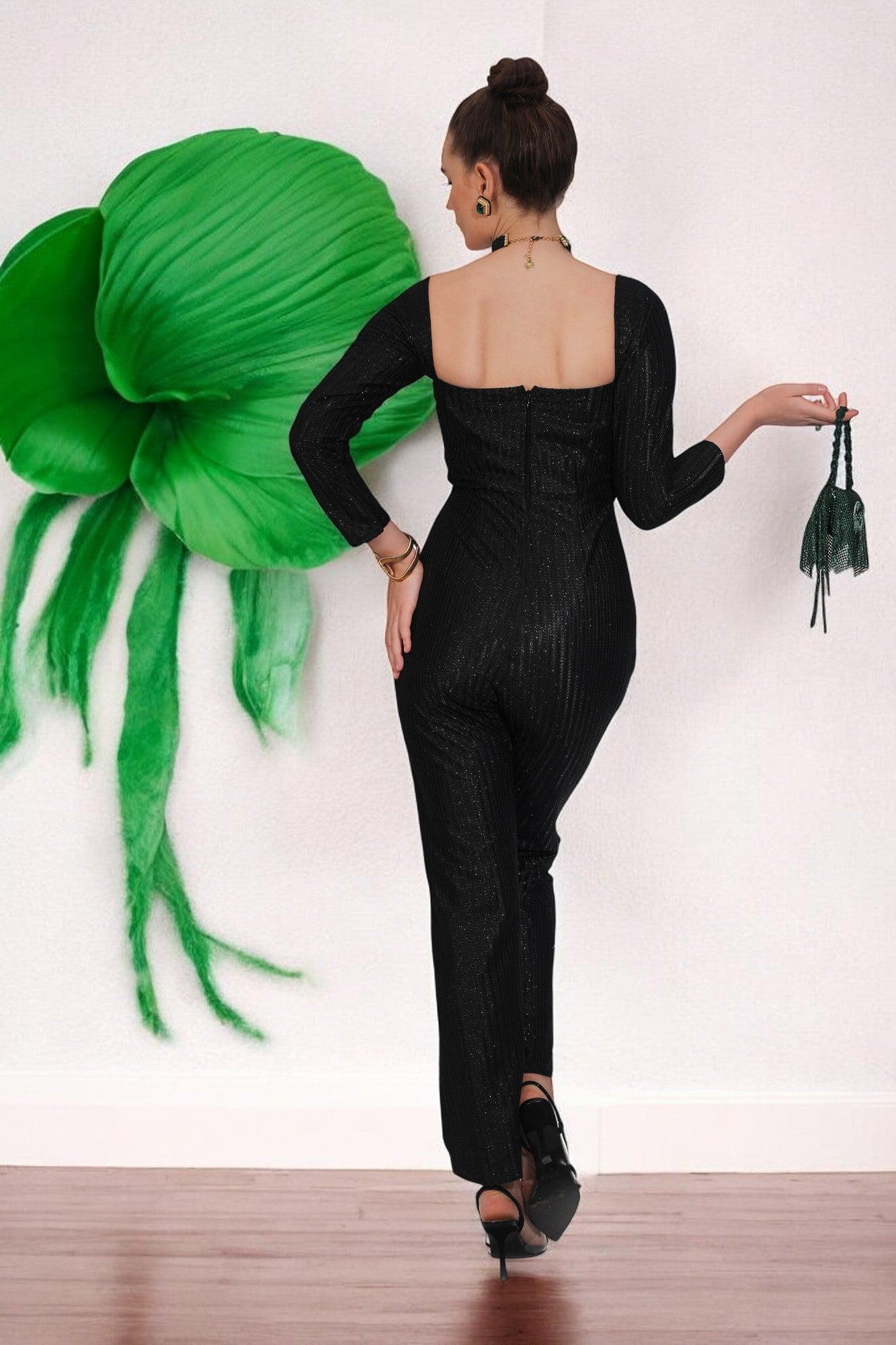 Midnight Emerald Jumpsuit