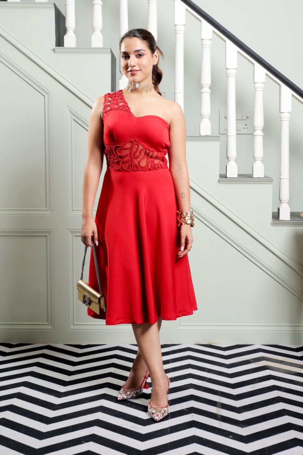 Red Whittaker Dress