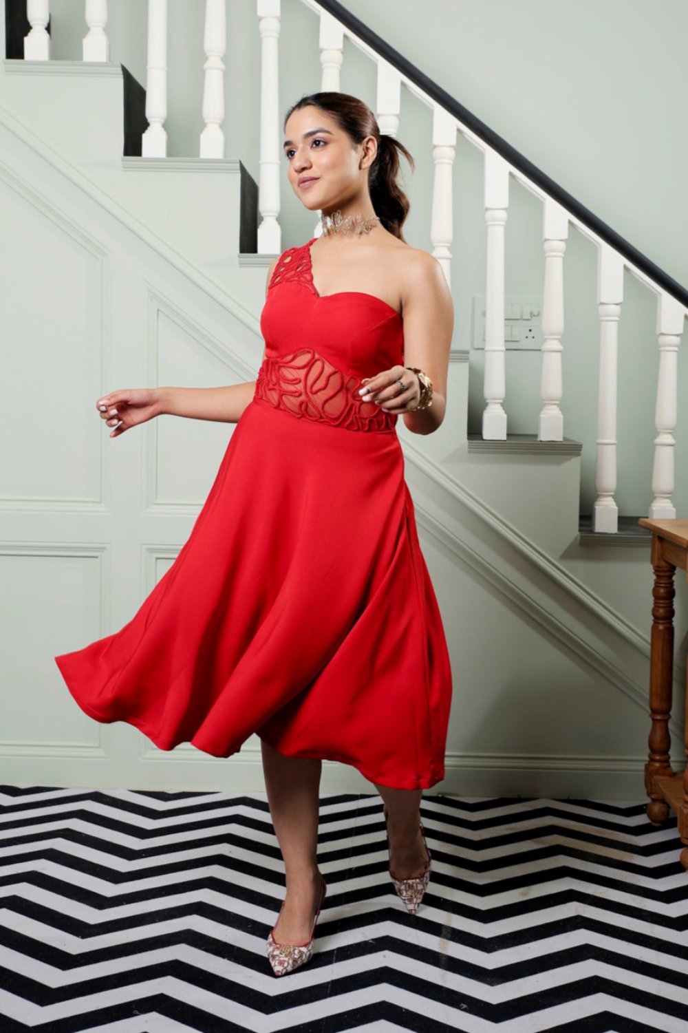 Red Whittaker Dress