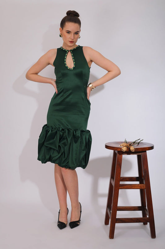 Emerald Allure Dress