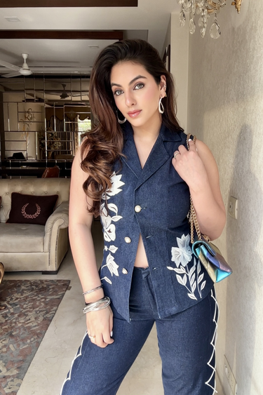Jessie Monga in Fernoa Denim Set