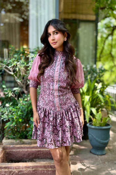 Tanvi in Rose Mirelle Dress