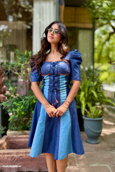 Tanvi in Woodland Classic Midi Dress