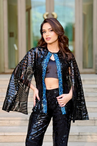 Stardust Embroidered Cape