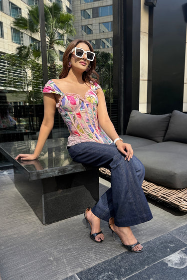 Kate Corset Top – Ladybug - Main Image