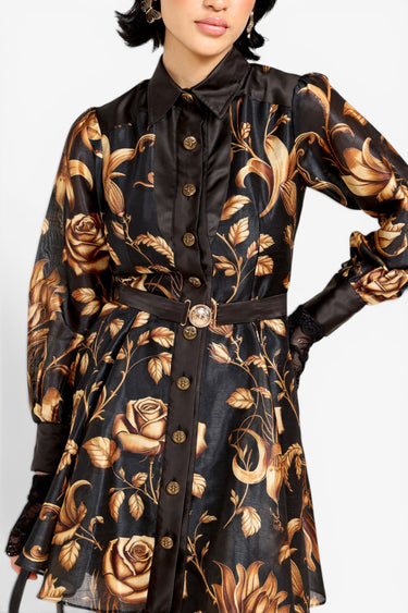 Obsidian Bloom Dress