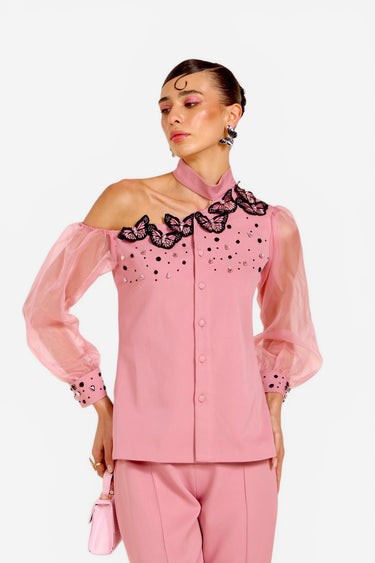 Brigitte Peach Coord Set