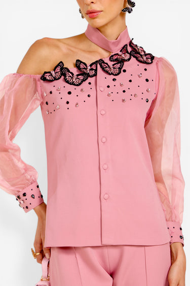 Brigitte Peach Coord Set