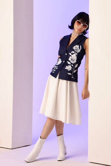Fernoa Denim Set with Skirt