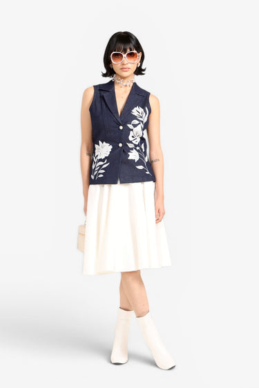 Fernoa Denim Set with Skirt